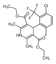 104027-02-3 structure, C20H20ClF4NO4