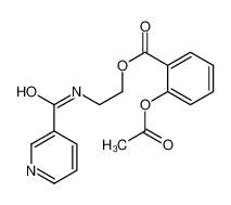 88354-02-3 2-(pyridine-3-carbonylamino)ethyl 2-acetyloxybenzoate