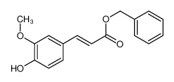 benzyl 3-(4-hydroxy-3-methoxyphenyl)prop-2-enoate 87024-37-1