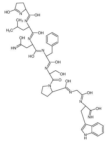 37933-92-9 structure, C45H59N11O11