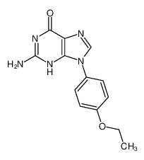 2-amino-9-(4-ethoxyphenyl)-3H-purin-6-one 15396-47-1