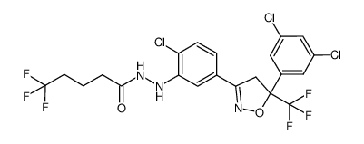 1237587-47-1 structure, C21H16Cl3F6N3O2