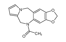 53435-07-7 spectrum, 5-acetyl-5,11-dihydro-6H-[1,3]dioxolo[4',5':4,5]benzo[1,2-e]pyrrolo[1,2-a][1,4]diazepine