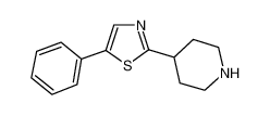 5-phenyl-2-piperidin-4-yl-1,3-thiazole 885274-68-0