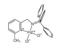 609770-41-4 structure, C25H24Cl2N2PPd+