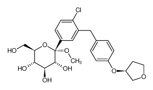1279691-36-9 甲基 1-C-[4-氯-3-[[4-[[(3S)-四氢-3-呋喃基]氧基]苯基]甲基]苯基]-alpha-D-吡喃葡萄糖苷