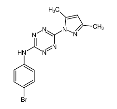 270588-71-1 structure, C13H12BrN7