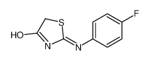 2-(4-fluoroanilino)-1,3-thiazol-4-one 21262-73-7