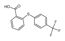 2-[4-(trifluoromethyl)phenyl]sulfanylbenzoic acid 895-45-4