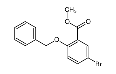 2-(苄氧基)-5-溴苯甲酸甲酯