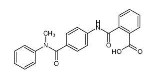 2-({4-[(Methylanilino)carbonyl]anilino}carbonyl)-benzoic acid 941463-97-4