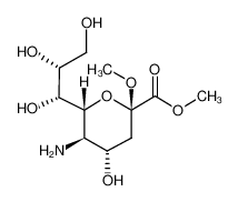 methyl (2S,4S,5R,6R)-5-amino-4-hydroxy-2-methoxy-6-[(1R,2R)-1,2,3-trihydroxypropyl]oxane-2-carboxylate 56070-37-2