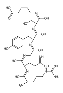 5-[[(2S)-2-[[(2S)-2-[[2-[[(2S)-5-amino-2-[[(2S)-2-amino-5-(diaminomethylideneamino)pentanoyl]amino]-5-oxopentanoyl]amino]acetyl]amino]-3-(4-hydroxyphenyl)propanoyl]amino]-3-hydroxypropanoyl]amino]pentanoic acid 801240-81-3