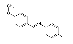 4-氟代-N-(4-甲氧基亚苄基)苯胺