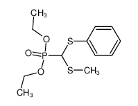 73778-52-6 diethyl ((methylthio)(phenylthio)methyl)phosphonate