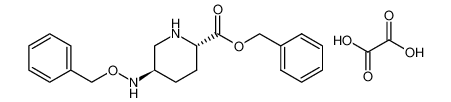 (2S,5R)-5-benzyloxyaminopiperidin-2-carboxylic acid benzyl ester oxalic acid salt 1171080-45-7