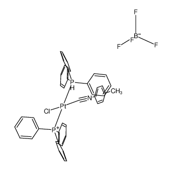 110313-75-2 trans-{(PPh3)2Pt(CNC6H4-p-Me)Cl}BF4