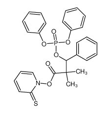 200260-45-3 (1H)-2-thioxo-1-pyridyl 2,2-dimethyl-3-(diphenylphosphatoxy)dihydrocinnamate