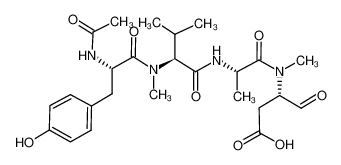 AC-TYR-(NME)VAL-ALA-(NME)ASP-CHO 290814-90-3