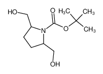 tert-butyl 2,5-bis(hydroxymethyl)pyrrolidine-1-carboxylate 885277-59-8