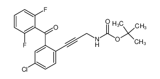 [3-[4-氯-2-(2,6-二氟苄基)苯基]丙基-2-基]氨基甲酸叔丁酯