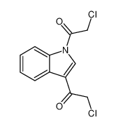 100124-77-4 spectrum, 2-chloro-1-(1-chloroacetyl-indol-3-yl)-ethanone