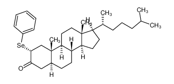 115073-73-9 spectrum, (2R,5S,8R,9S,10S,13R,14S,17R)-10,13-dimethyl-17-((R)-6-methylheptan-2-yl)-2-(phenylselanyl)hexadecahydro-3H-cyclopenta[a]phenanthren-3-one