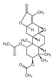 (1aS,3aR,5S,7S,7aR,7bS,8aR,11bR)-4,4,7a,11-tetramethyl-10-oxo-3,3a,4,5,6,7,7a,7b,8,8a,10,11b-dodecahydro-2H-oxireno[2',3':1,10a]phenanthro[3,2-b]furan-5,7-diyl diacetate 1005212-02-1