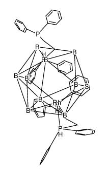 245056-11-5 structure, C52H54B9P4RhS