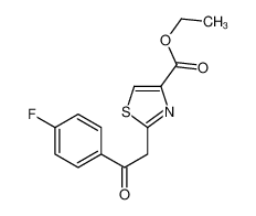 ethyl 2-[2-(4-fluorophenyl)-2-oxoethyl]-1,3-thiazole-4-carboxylate 914287-92-6