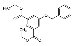 diethyl 4-phenylmethoxypyridine-2,6-dicarboxylate 18986-14-6