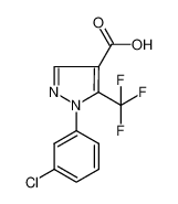 1-(3-chlorophenyl)-5-(trifluoromethyl)pyrazole-4-carboxylic acid 98534-82-8