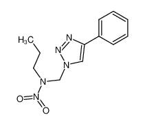 nitro-(4-phenyl-[1,2,3]triazol-1-ylmethyl)-propyl-amine