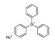 18536-72-6 structure, C18H15RbSi