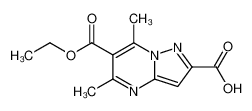 6-ethoxycarbonyl-5,7-dimethylpyrazolo[1,5-a]pyrimidine-2-carboxylic acid