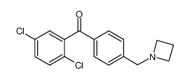 [4-(azetidin-1-ylmethyl)phenyl]-(2,5-dichlorophenyl)methanone 898756-98-4