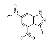 3-iodo-4,6-dinitro-2H-indazole 885519-43-7