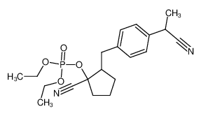 96824-29-2 spectrum, 1-cyano-2-(4-(1-cyanoethyl)benzyl)cyclopentyl diethyl phosphate