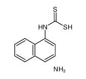 15866-95-2 spectrum, azane,naphthalen-1-ylcarbamodithioic acid