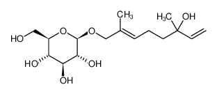 (2E)-6-Hydroxy-2,6-dimethyl-2,7-octadien-1-yl β-D-glucopyranoside 64776-96-1