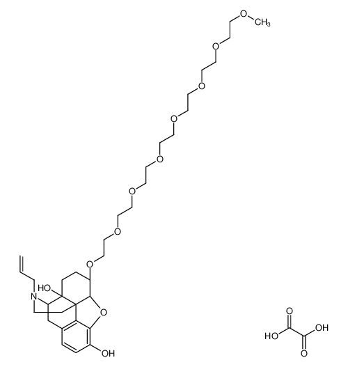 (4R,4aS,7S,7aR,12bS)-7-[2-[2-[2-[2-[2-[2-(2-methoxyethoxy)ethoxy]ethoxy]ethoxy]ethoxy]ethoxy]ethoxy]-3-prop-2-enyl-1,2,4,5,6,7,7a,13-octahydro-4,12-methanobenzofuro[3,2-e]isoquinoline-4a,9-diol,oxalic acid 1354744-91-4