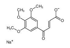 (E)-4-氧代-4-(3,4,5-三甲氧基苯基)-2-丁烯酸钠盐