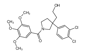 167262-41-1 structure, C22H25Cl2NO5