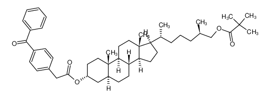 894357-60-9 2,2-Dimethyl-propionic acid (2R,6R)-6-{(3R,5S,8R,9S,10S,13R,14S,17R)-3-[2-(4-benzoyl-phenyl)-acetoxy]-10,13-dimethyl-hexadecahydro-cyclopenta[a]phenanthren-17-yl}-2-methyl-heptyl ester