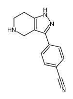 87628-46-4 4-(4,5,6,7-tetrahydro-1H-pyrazolo[4,3-c]pyridin-3-yl)benzonitrile