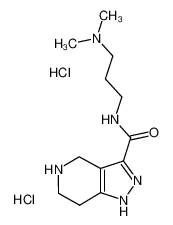 N-[3-(Dimethylamino)propyl]-4,5,6,7-tetrahydro-1H-pyrazolo[4,3-c]pyridine-3-carboxamide diHCl 1220038-01-6