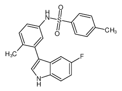 1262997-31-8 structure, C22H19FN2O2S