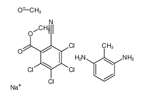 106276-79-3 structure, C17H16Cl4N3NaO3