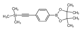 870238-65-6 4,4,5,5-四甲基-2-[4-[(三甲基硅基)乙炔基]苯基]-1,3,2-二氧杂硼烷