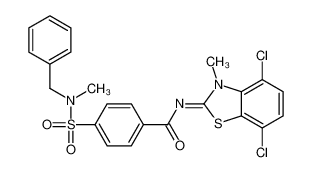 6244-46-8 structure, C23H19Cl2N3O3S2